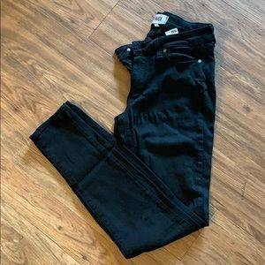 Paige jeans, black, straight leg